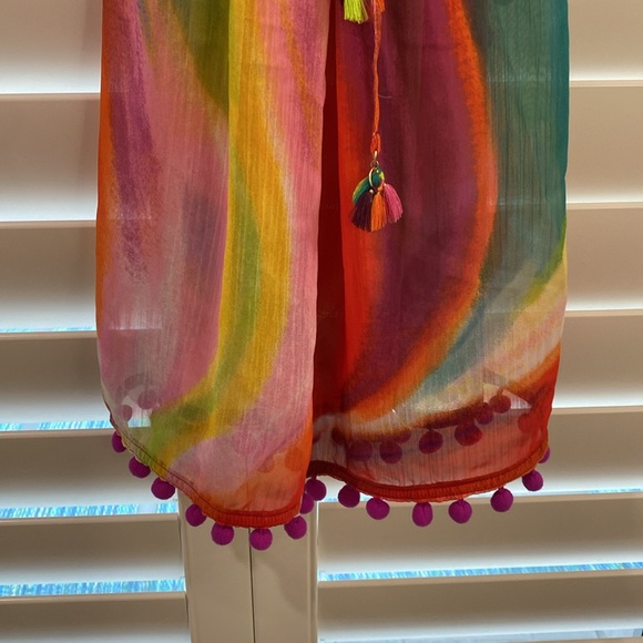 Bleu Rod Beattie multi colored sheer beach cover up
Splash out caftan size small - Picture 7 of 7